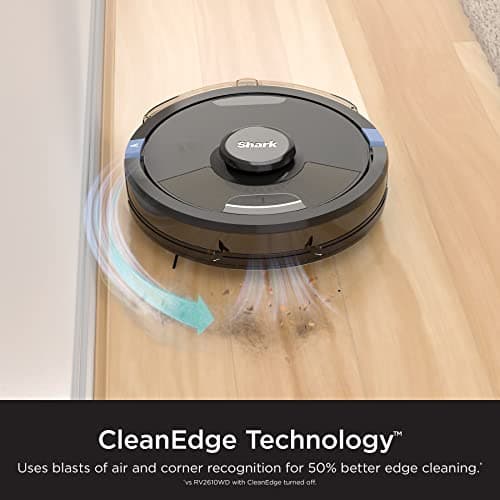Shark AI Ultra Robot Vacuum and Mop with Matrix Clean Navigation, CleanEdge Technology, Perfect for Pet Hair, Compatible with Alexa, Black (Renewed) 5