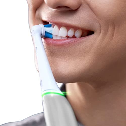 Oral-B iO Ultimate Clean Rechargeable Battery Powered Toothbrush 2-Set Incl. 2 Handles, 2 Chargers, 4 Brush Heads, 2 Travel Cases & Bluetooth (Black + White) 5