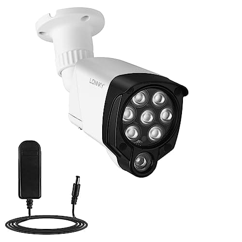 LONNKY 8-LED IR Illuminator, 90 Degree Wide Angle, 100Ft Range, White 8