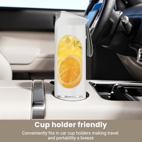 Portable Blender Personal Electric USB，500ML Portable juicer Shakes and Smoothies Blender，Small Blenders，Mixing，Compact、Convenient and Versatile (White) 6