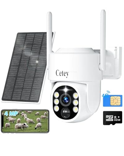 4G LTE Cellular Security Camera