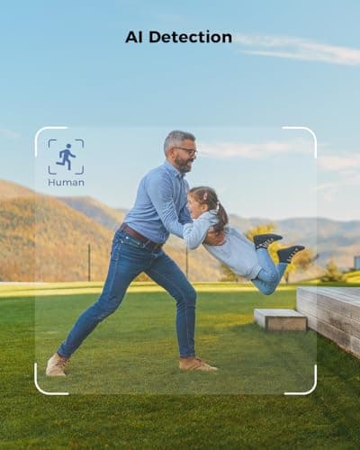 COCOCAM 24/7 Recording AOV WiFi Security Camera Outdoor Wireless with 10000mAh Battery 8W Solar Panel, 2K PTZ, 30 Meters Night Vision, AI Detection, AI Tracking, Two-Way Audio 8