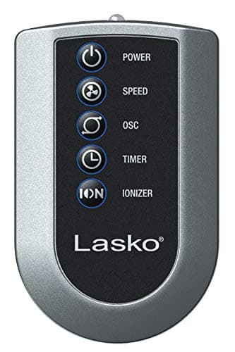 Lasko Portable Electric 42" Oscillating Tower Fan with Fresh Air Ionizer, Timer and Remote Control for Indoor, Bedroom and Home Office Use, Silver 2551 11