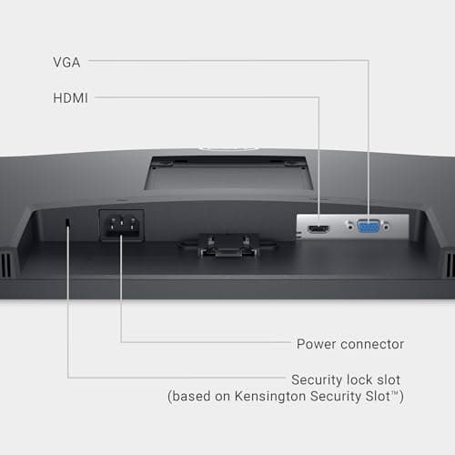 Dell 24 SE2425H Monitor - 23.8-Inch Full HD (1920x1080), VA Panel, 5ms Response Time, Tilt, Certified by TÜV Rheinland for 3-Star Eye Comfort - Black 9