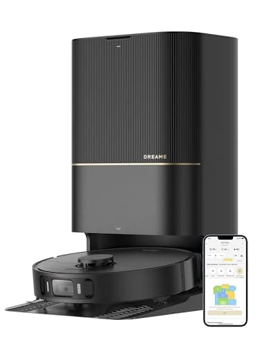 DREAME X30 Ultra Robot Vacuum and Mop Combo, 8300Pa Suction, Mop Extend and Mop Self Cleaning with 140°F Water, Removable & Liftable Mop, Self Refilling, Mop Self Drying, Smart Carpet Cleaning