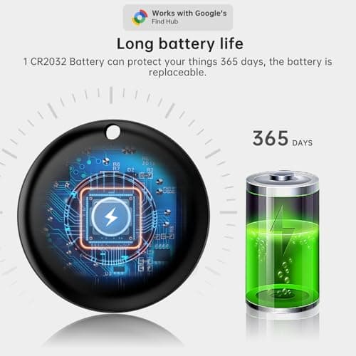 JNLIK Air Tracker Tag for Android（Android Only ） IP65 Waterproof Smart Tag & Item Finder | Ultra-Long Battery | Works with Google Find My Device | Find Keys/Wallet/Car (2026 new Model) 6