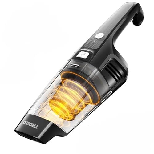 TROIZO Handheld Vacuum Cordless, 14500PA Powerful Suction Hand Held Vacuum Cleaner with Brushless Motor, Rechargeable and Portable Car Vacuum for Home Office Car Pet