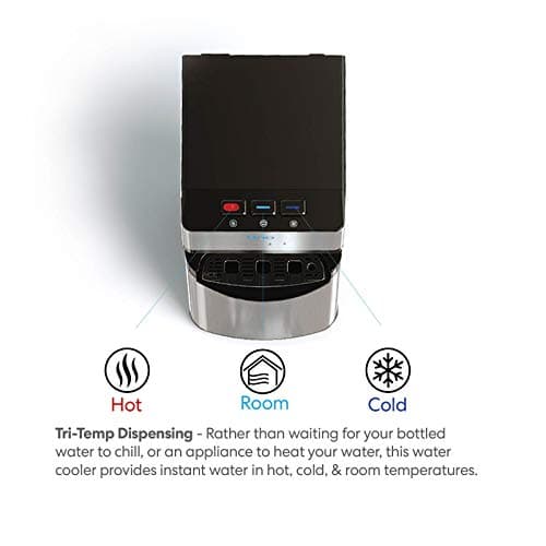 Brio Self Cleaning Bottleless Water Cooler Dispenser, UL Approved, Stainless Steel, Point of Use Drinking Water Filter, Hot, Cold, and Room Temperature 4