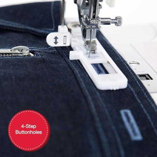 SINGER PRISMA Heavy Duty Sewing Machine With Accessory Kit | Bold Color Design, 50% More Power, 69 Stitch Applications, Full Metal Frame, High Speed, Quick Threading & Free Arm 8