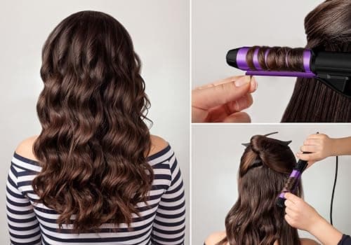 FARERY 1 Inch Barrel Travel Curling Iron, Dual Voltage, Ceramic Mini Hair Curler with Keratin&Argan Oil Infuse, Travel Size Curling Iron with Storage Bag 8