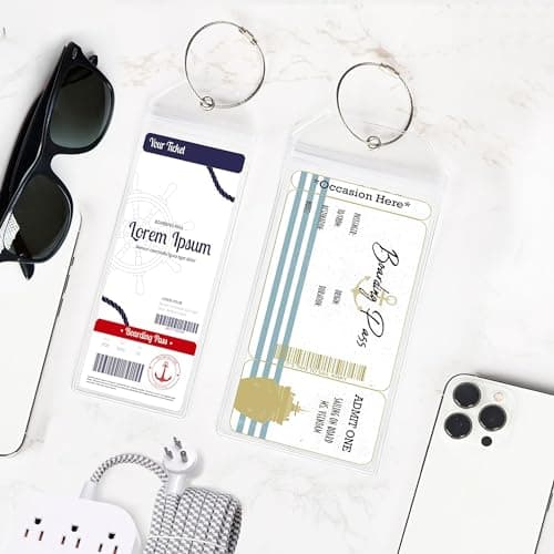 6 Pack Luggage Tags Travel Essentials & Cruise Essentials for NCL, Princess, Carnival, Royal Caribbean & Celebrity Cruise Ships by SEAVILIA 7