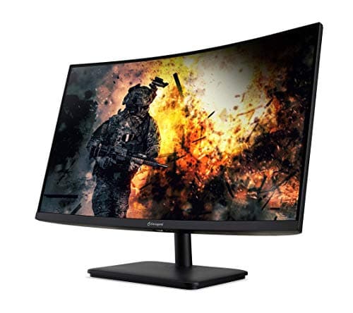 AOPEN by Acer 27HC5UR Pbmiipx 27" 1500R Curved Zero-Frame WQHD (2560 x 1440) Gaming Monitor | AMD FreeSync Premium Technology | Up to 165Hz | 1ms | 2 x HDMI Ports & 1 x Display Port, Black 6