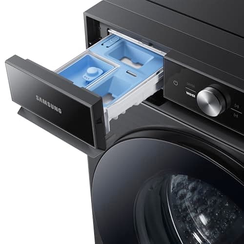 Samsung Bespoke 5.3 cu. ft. Ultra Capacity Front Load Washer with Super Speed Wash and AI Smart Dial, Brushed Black, WF53BB8700AVUS 10