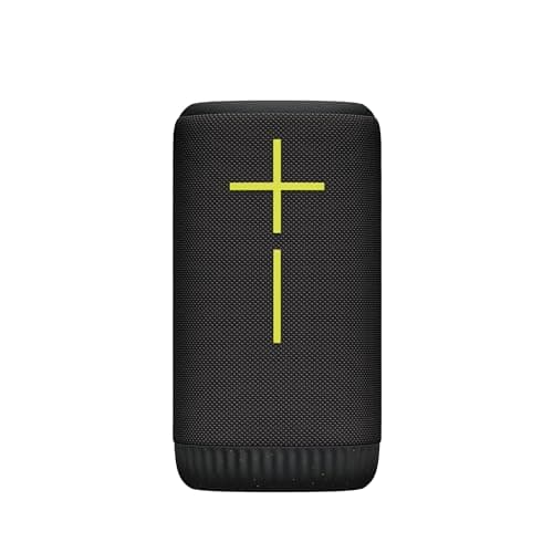 Ultimate Ears EVERBOOM Wireless Bluetooth Portable Speaker, Big Bass and Immersive 360-Degree Sound, Floatable Waterproof Speaker IP67, up to 20-Hour Battery - Charcoal Black (Renewed)