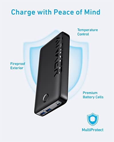 Anker Power Bank, 20,000mAh Portable Charger with 22.5W Max Fast Charging, 2 USB-A, 1 USB-C for iPhone 16/15/14/13/12 Series, Samsung, iPad Pro, AirPods, Apple Watch, and More 6
