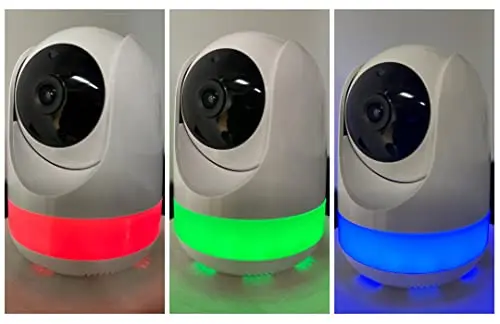 Babysense Add On Camera Video Baby Monitor MaxView, Remote Pan Tilt Zoom, Two-Way Talk-Back Audio, Long Range, Night Vision, RGB Night Light, Lullabies, Temperature Monitoring 3