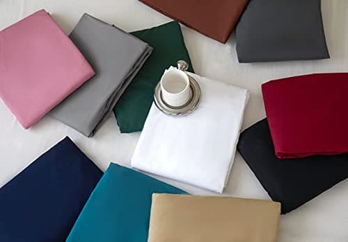 Bedding 1piece Queen Size Fitted Sheet Only- Bottom Fitted Sheet-Fits 15inches Deep Pocket Matress Sheet-Soft and Microfiber-Easy Care-Dark Green 5