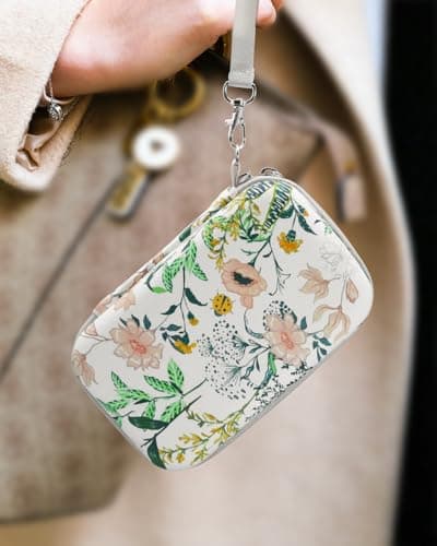 RHEMEL Label Maker Case, EVA Travel Case with Floral Pattern, Compatible with D30, P21, E10, D110 Label Maker, Box Only 6