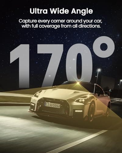 IIWEY 4K Dash Cam Front and Rear for Cars, Dual UHD Camera with WiFi, Free 64GB Card, 3.16" IPS, G-Sensor, Parking Mode, Loop Recording, WDR 5