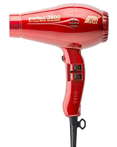 Parlux 3800 Ceramic Plus Ionic Eco Friendly Metallic Red Hair Dryer by Parlux
