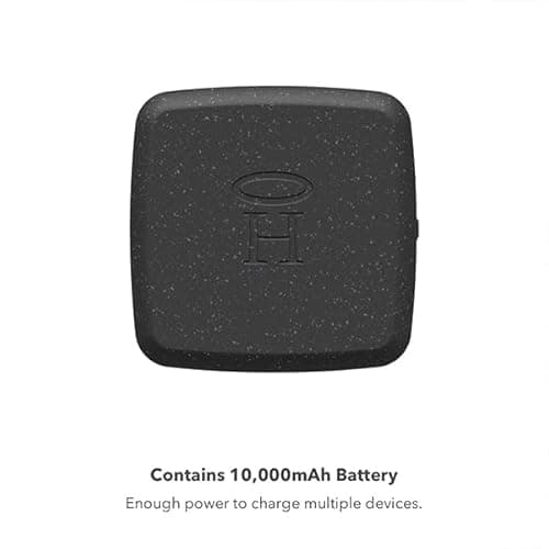 Halo Portable Phone Charger Power Cube 10,000mAh - Innovative Car Charger Power Bank with Dual USB Compatible Charging Ports, Built-in Charging Adapters - Black (801105857) 6