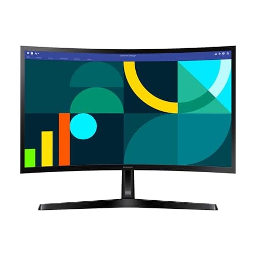 Samsung 24" Essential S3 (S36GD) Series FHD 1800R Curved Computer Monitor, 100Hz, Game Mode, Advanced Eye Comfort, HDMI and D-sub Ports, LS24D366GANXZA 9