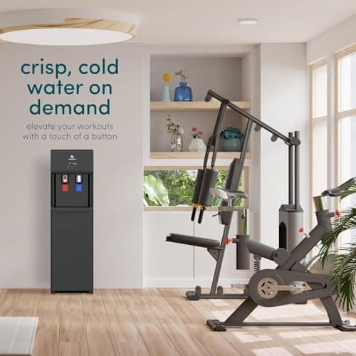 Avalon A6BLWTRCLRBLK Touchless Bottom Loading Cooler Dispenser-Hot & Cold Water, Child Safety Lock, Innovative Slim Design, Holds 3 or 5 Gallon Bottles-UL-Black 9