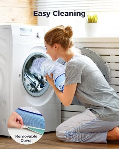 PERLECARE Firm Mattress Topper Queen- 3 Inch Memory Foam Bed Topper for Pressure Relief, Mattress Pad with Cooling Bamboo Cover, Removable & Washable, CertiPUR-US & Oeko-Tex Certified 6