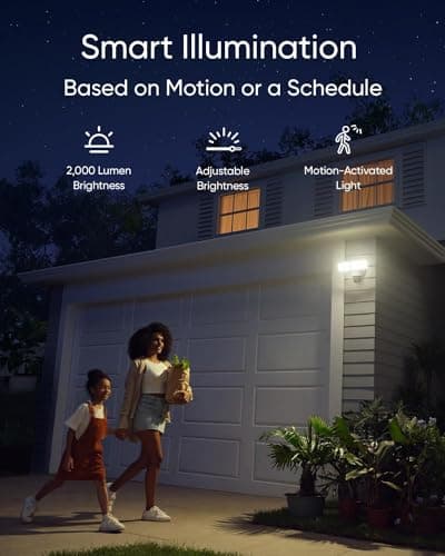 eufy Security Camera Floodlight Camera E340 Wired, Security Camera Outdoor, 360° PTZ, 24/7 Recording, 2.4G/5G Wi-Fi, 2000 LM, Motion Detection, Built-In Siren, Dual Cam, HB3 Compatible, No Monthly Fee 7
