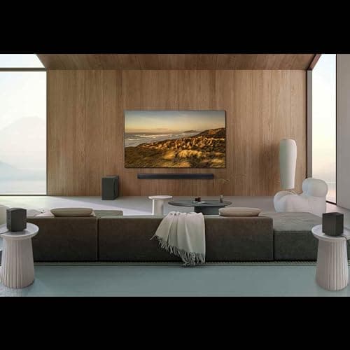 SAMSUNG Q990D 11.1.4ch Soundbar w/Wireless Dolby Atmos Audio, Rear Speaker Included, Q-Symphony, SpaceFit Sound Pro, Adaptive Sound, Game Mode Pro with Alexa Built-in, HW-Q990D/ZA 8