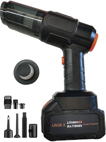 MBNGF Wireless Handheld Vacuum Cleaner for Car(Shiny Black)