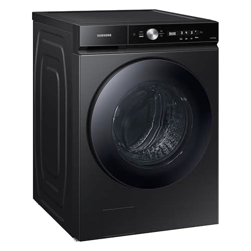 Samsung Bespoke 5.3 cu. ft. Ultra Capacity Front Load Washer with Super Speed Wash and AI Smart Dial, Brushed Black, WF53BB8700AVUS 7