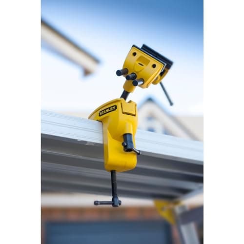 Stanley 1-83-069 MaxSteel Multi Angle Hobby Vice, Yellow/Black 8
