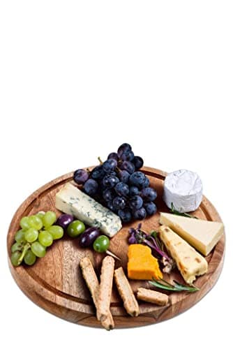 Royalty Art 4-in-1 Cake Stand with Dome, Cheese Board, Covered Platter, and Serving Tray for Pastries, Pies, Appetizers, and Holiday Treats, Decorative Kitchen Server and Display 5