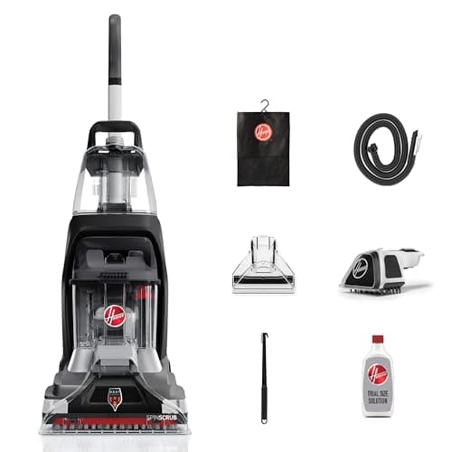 Hoover Powerscrub XL Pet Carpet Cleaner Machine, Upright Shampooer, FH68050, Black