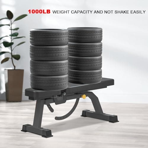 Cometofit Adjustable Bench, Professional Weight Bench, Incline Flat Decline Sit Up Bench,Dumbbell Stool (Black) 5