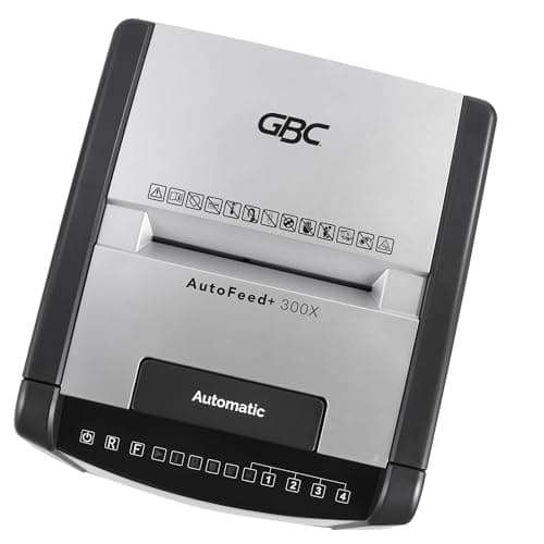 GBC Paper Shredder, Auto Feed+, 300 Sheet Capacity, Super Cross-Cut, Office Shredder, 300X (WSM1757608) 5