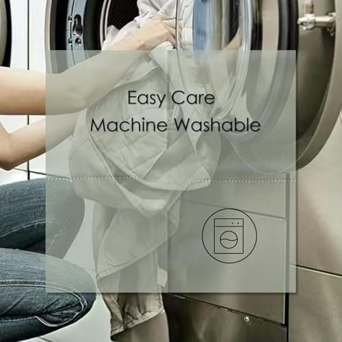 EP Mode Lightweight Quilt Blanket for Summer, Viscose from Bamboo Fabric & Filling, Natural, Breathable & Machine Washable- Sage Green, Twin 6