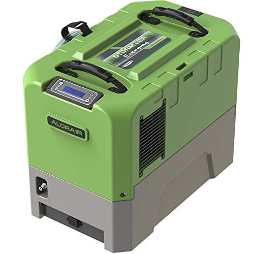 ALORAIR 180PPD LGR Commercial Dehumidifier with Pump for Basement Warehouse & Job Sites, Large Space Crawl Space Dehumidifier for Efficient Water Damage Restoration,5 Years Limited Warranty, Green 8
