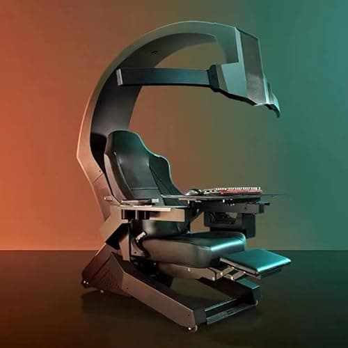 Imperatorworks IW 320 Brand Racing Gaming Chair, Computer Chair for Office and Home; Regular for 3 Screens or Upto 5 Monitors with Vibration massasge 8