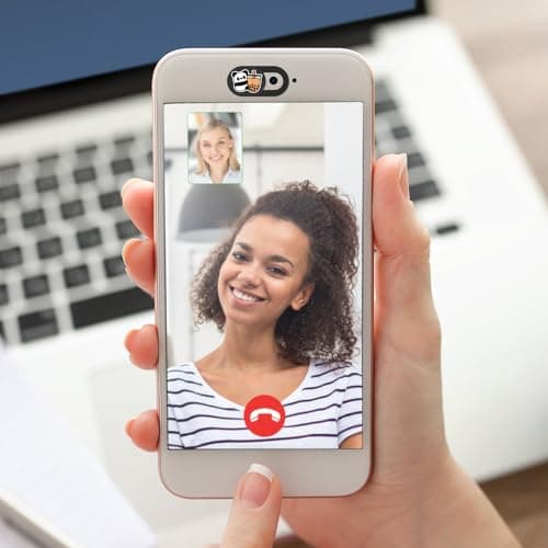 Webcam Cover, 0.02 inch Panda Laptop Camera Cover, Cute Accessories for Laptop PC iPhone iPad iMac MacBook Pro Air Computer Smartphone Tablet, Camera Cover Slide Protect Your Personal Privacy 6