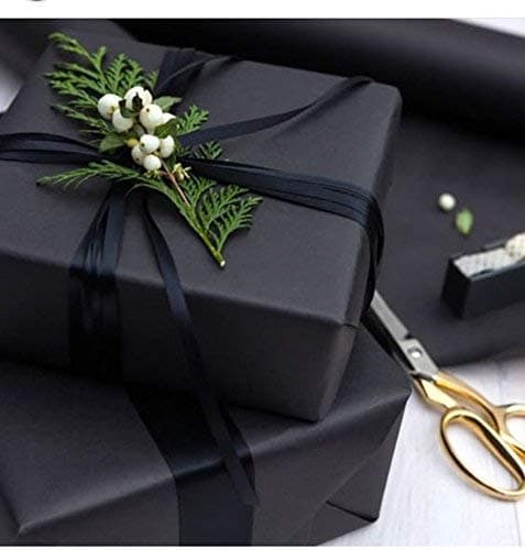 Ribest 1 1/2 inch Black Grosgrain Ribbon 25 Yards Per Roll for Gift Wrapping Crafts Bow Maker Wreaths Hair Accessories Wedding 7