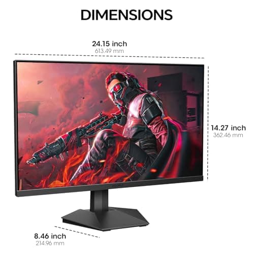 KOORUI 27 Inch Gaming Monitor 200Hz FHD (1920x1080) HDR400, 1ms Fast IPS, 90% DCI-P3, Adaptive-Sync, HDMI 2.0, DP 1.4, VESA Mount, Tilt Adjustable, G2711P 8