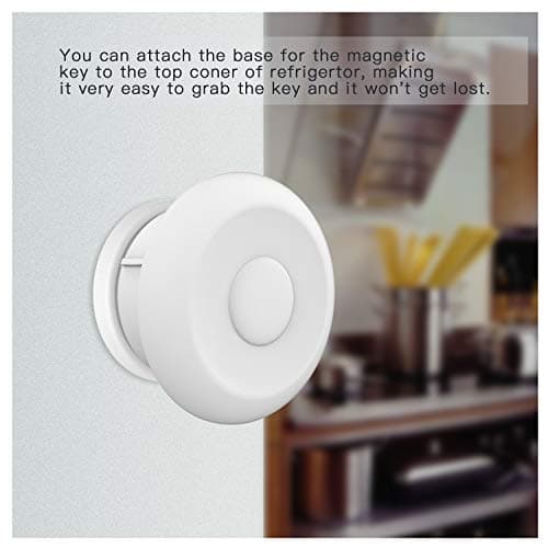 Child Safety Magnetic Cabinet Locks(20 Locks + 3 Keys), Baby Proof, No Tools Or Screws Needed - Norjews 7