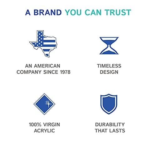 Huang Acrylic Clear Catchall Decorative Tray | Minimalistic Design for Keys, Wallet, Perfume, Jewelry, or Makeup | Rectangular Organizer Tray for Vanity, Dresser, Bathroom, Bedroom | 14 x 6.25 inches 6