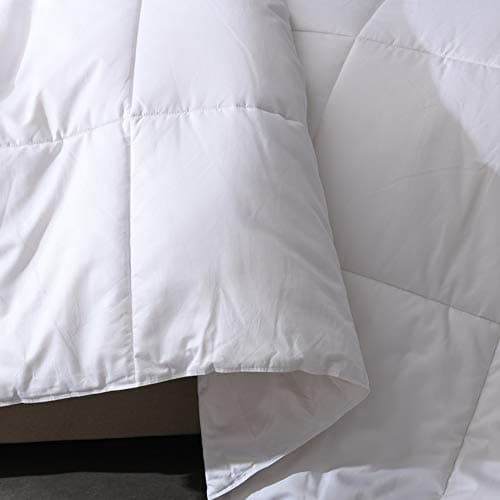 Cottonpure Sustainable 500 Thread Count Cotton Cover All Natural Breathable Hypoallergenic Cotton Comforter , Full/Queen 6