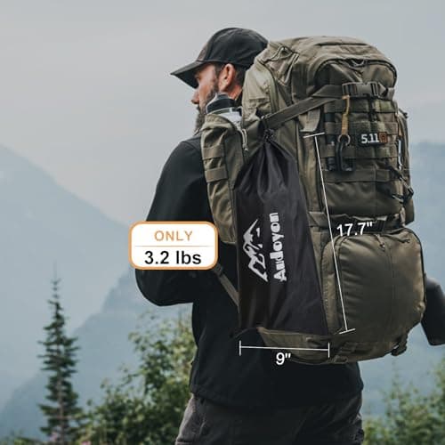 Audoyon Folding Camping Table - Small Outdoor Table with Storage Bag - Adjustable Height 14.2'' & 18.9'', Portable Lightweight Aluminum Foldable Side Table for Picnic, BBQ, Beach & Tailgating (Small) 7