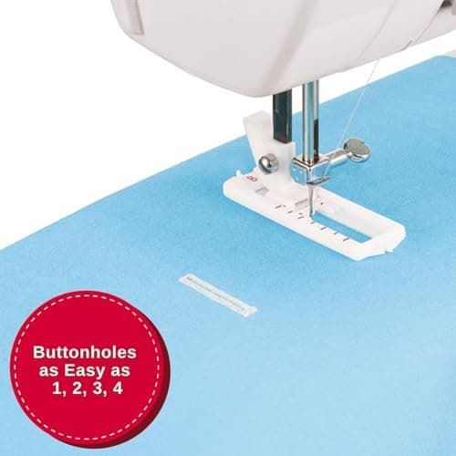 SINGER Start 1304 Portable Sewing Machine | Lightweight, Beginner-Friendly with 57 Stitch Applications, Automatic Bobbin Winding & 4-Step Buttonhole | Includes Accessory Kit 6