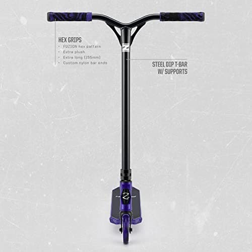 Fuzion Z300 Pro Scooter Complete Trick Scooter -Stunt Scooters for Kids 8 Years and Up, Teens and Adults – Durable, Freestyle Kick Scooter for Boys and Girls (Purple) 6