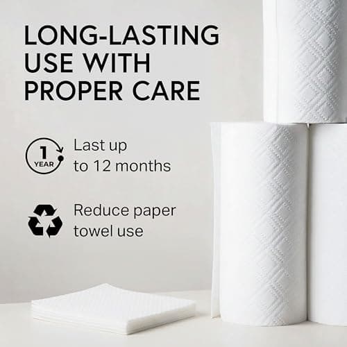 Swedish Wholesale Dishcloths Reusable 8" x 7" Sponge Cloths, Bulk 10 Pack of High Absorbent Cellulose Dish & Kitchen Cleaning Hand Towels, Wring to Dry & Machine Wash, Odor Resistant, Assorted Colors 6